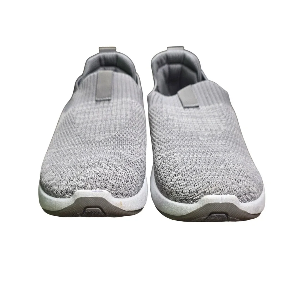 Tommy Bahama Grey Knit Slip On Walking Shoes Lightweight Athletic Sneakers Sz 9